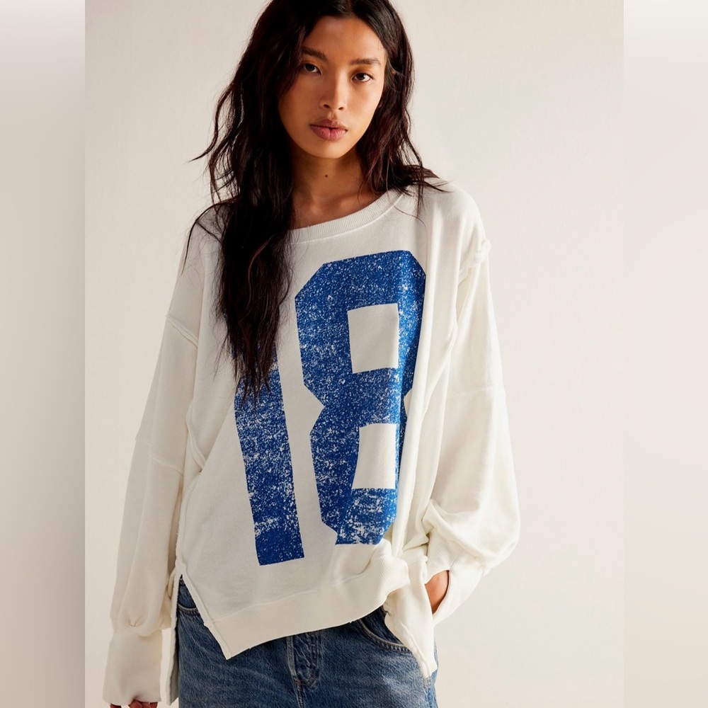 Free People Camden Sweatshirt Sz Large